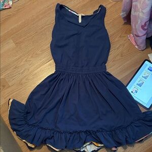Matilda Jane Deep Blue Ruffled  Dress